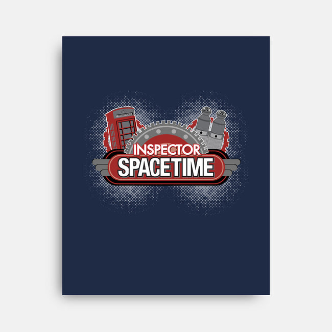 Inspector Spacetime-none stretched canvas-elfwitch