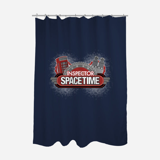 Inspector Spacetime-none polyester shower curtain-elfwitch