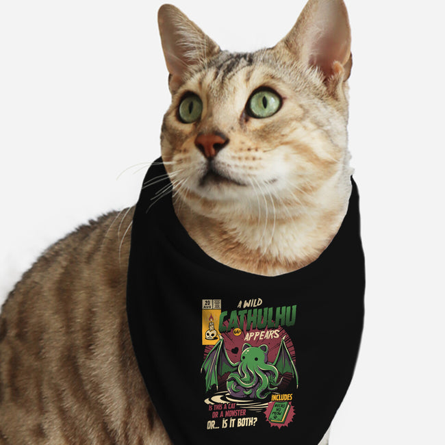 Is It a Cat Or a Monster-cat bandana pet collar-ilustrata