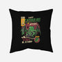 Is It a Cat Or a Monster-none removable cover w insert throw pillow-ilustrata