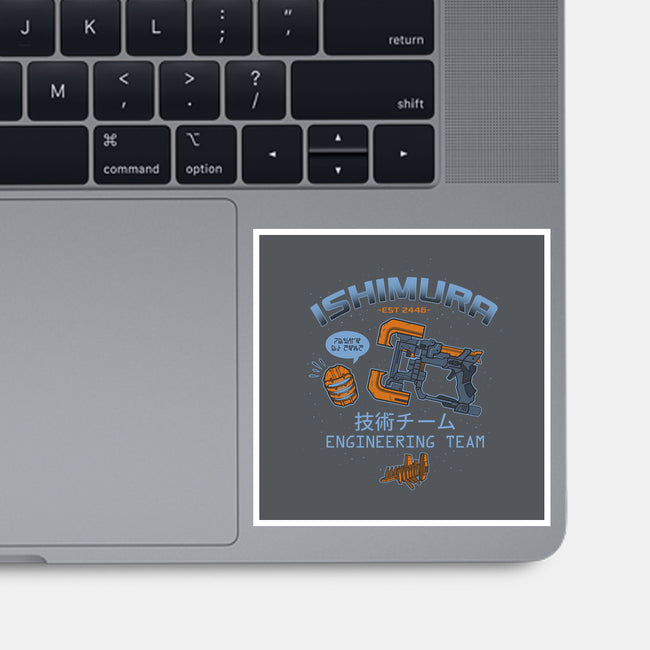 Ishimura Engineering-none glossy sticker-aflagg