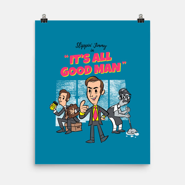 It's All Good Man-none matte poster-spiritgreen