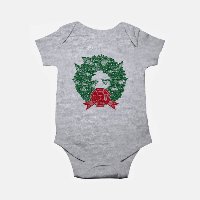 It's Beginning To Look A Lot Like Gremlins-baby basic onesie-QFSChris