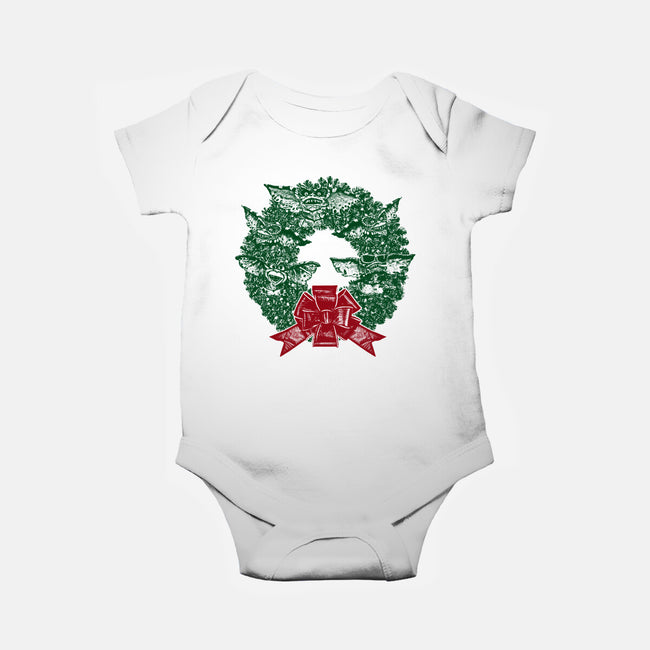 It's Beginning To Look A Lot Like Gremlins-baby basic onesie-QFSChris