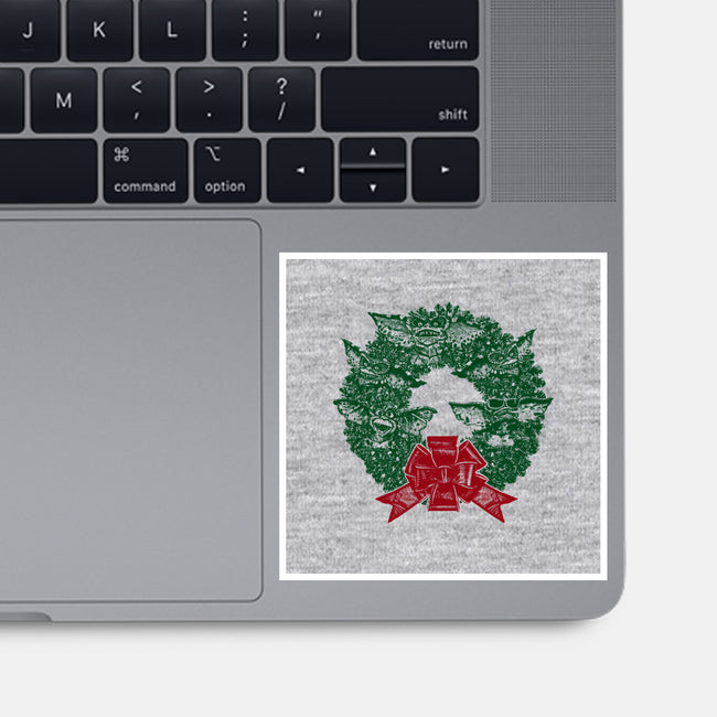 It's Beginning To Look A Lot Like Gremlins-none glossy sticker-QFSChris