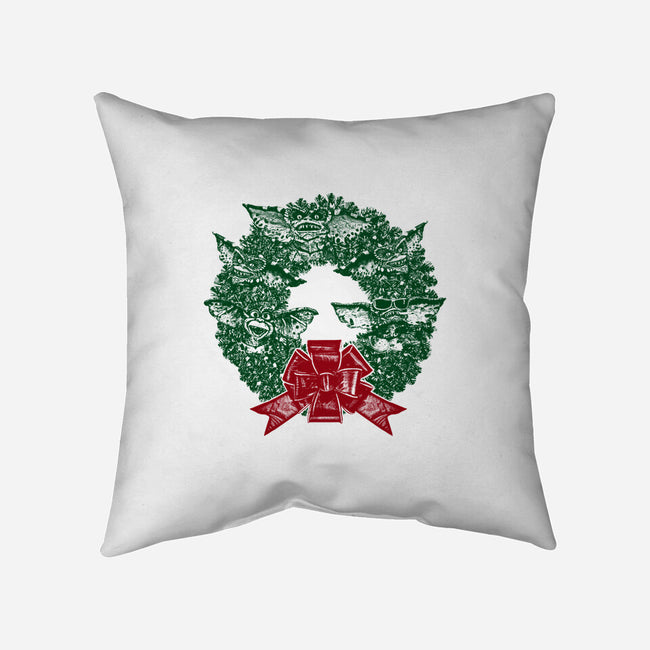 It's Beginning To Look A Lot Like Gremlins-none removable cover throw pillow-QFSChris