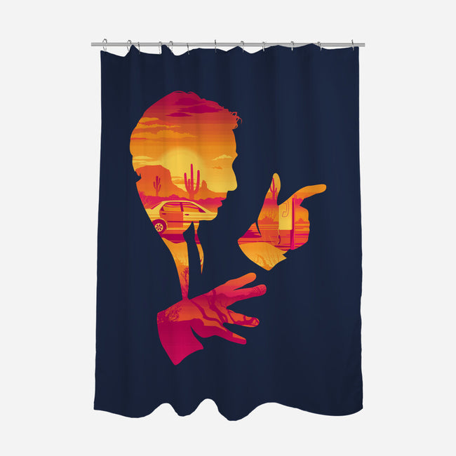 It's Showtime, Folks!-none polyester shower curtain-DJKopet