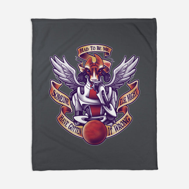 Had To Be Me-none fleece blanket-KindaCreative