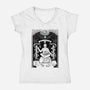 Hail Sagan-womens v-neck tee-brankovranic