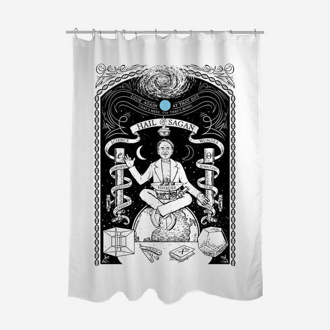 Hail Sagan-none polyester shower curtain-brankovranic