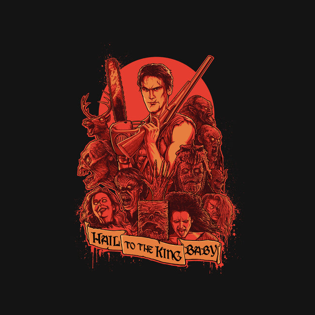 Hail to the King, Baby-womens v-neck tee-Moutchy