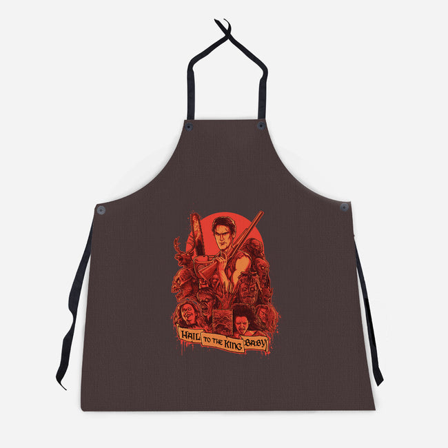 Hail to the King, Baby-unisex kitchen apron-Moutchy