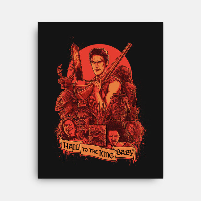 Hail to the King, Baby-none stretched canvas-Moutchy