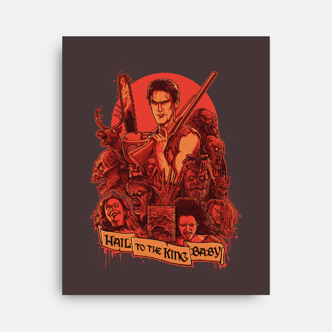 Hail to the King, Baby-none stretched canvas-Moutchy