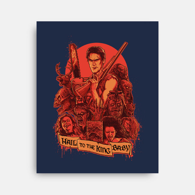 Hail to the King, Baby-none stretched canvas-Moutchy