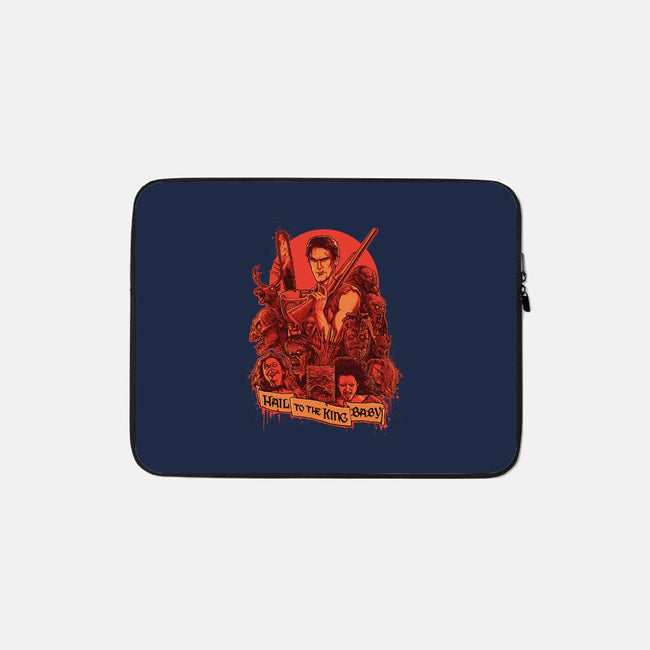 Hail to the King, Baby-none zippered laptop sleeve-Moutchy