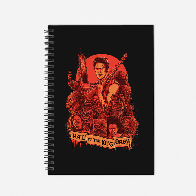 Hail to the King, Baby-none dot grid notebook-Moutchy