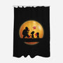 Hakuna Matata Kame-none polyester shower curtain-DrMonekers