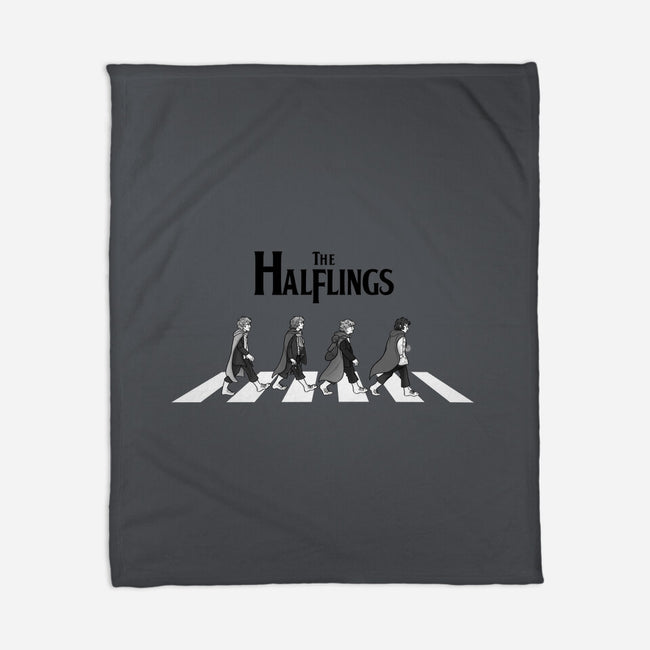 Halflings Road-none fleece blanket-quietsnooze