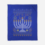 Hanukkah Is Lit-none fleece blanket-beware1984