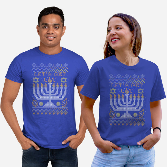 Hanukkah Is Lit-unisex basic tee-beware1984
