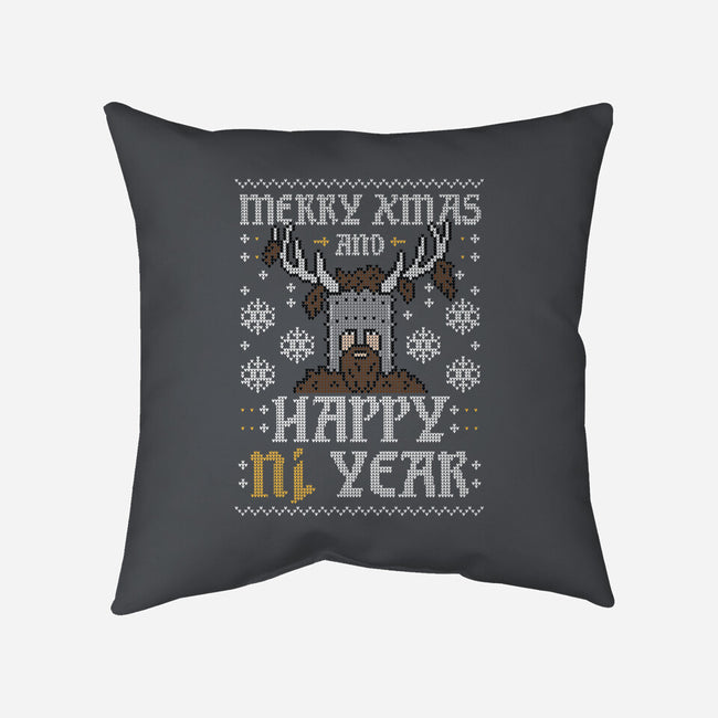 Happy Ni Year!-none non-removable cover w insert throw pillow-Raffiti