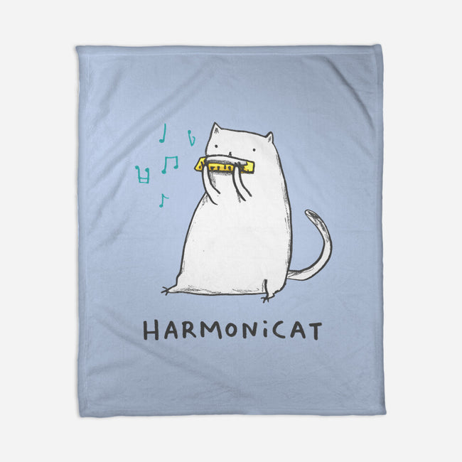 Harmonicat-none fleece blanket-SophieCorrigan