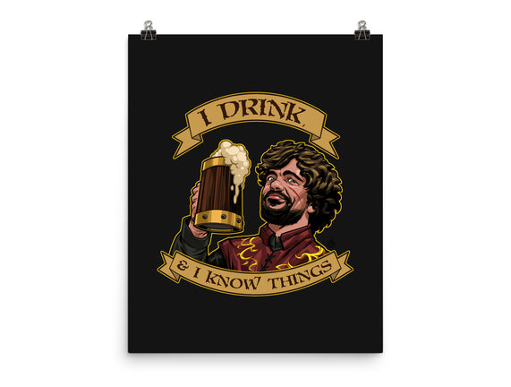 He Drinks