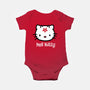Hell Kitty-baby basic onesie-spike00