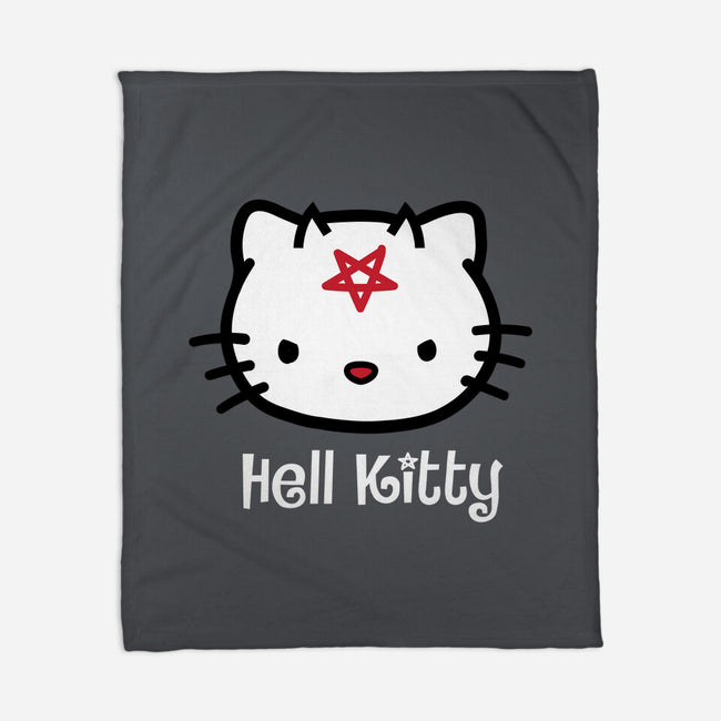 Hell Kitty-none fleece blanket-spike00