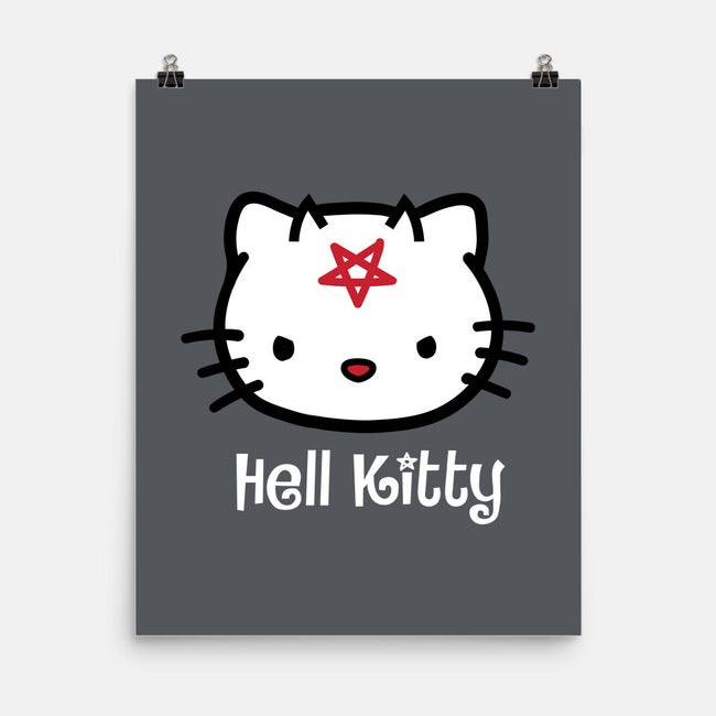 Hell Kitty-none matte poster-spike00