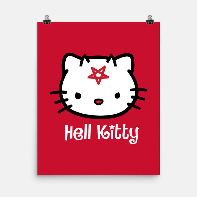 Hell Kitty-none matte poster-spike00