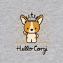 Hello Corgi-mens basic tee-CorinnaSchlachter