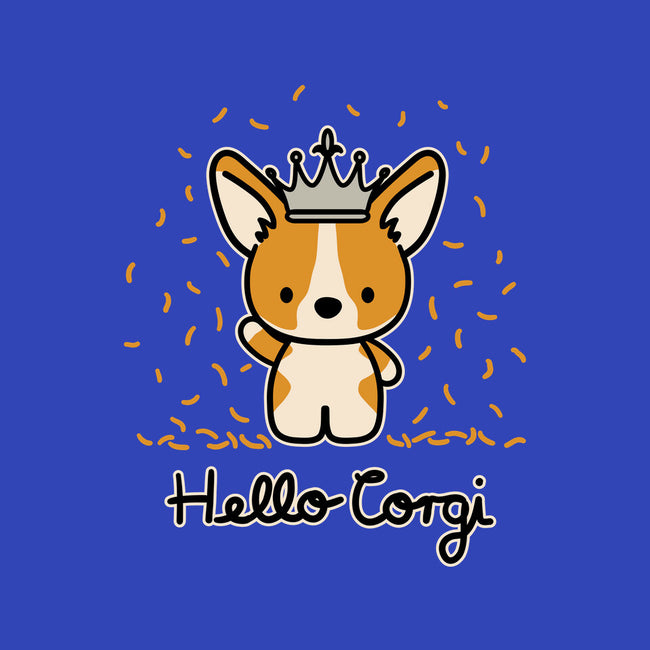 Hello Corgi-baby basic tee-CorinnaSchlachter