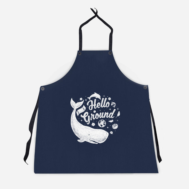 Hello Ground-unisex kitchen apron-LiRoVi