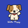 Hello Puppy-none stretched canvas-troeks