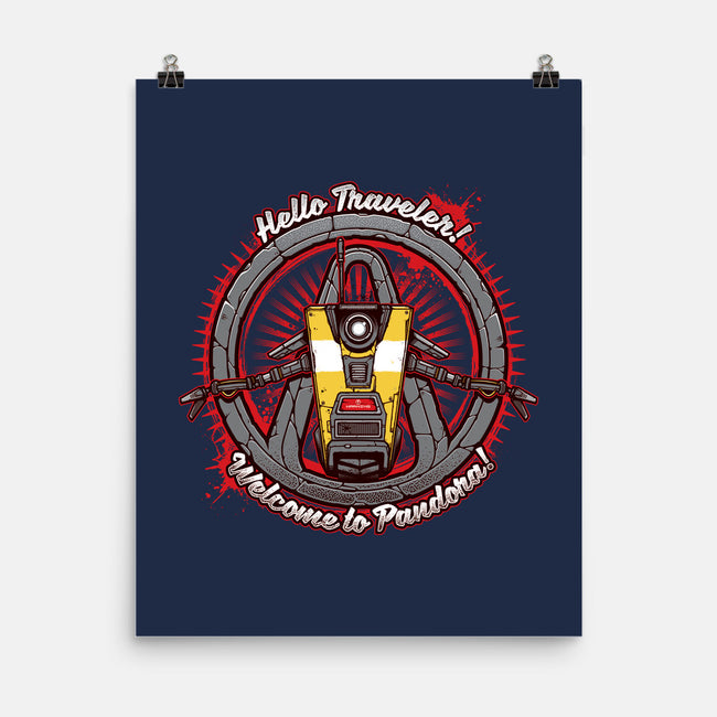 Hello Traveler-none matte poster-StudioM6