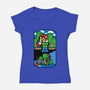 Help a Brother Out-womens v-neck tee-harebrained