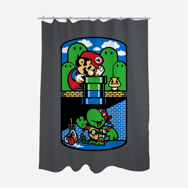 Help a Brother Out-none polyester shower curtain-harebrained