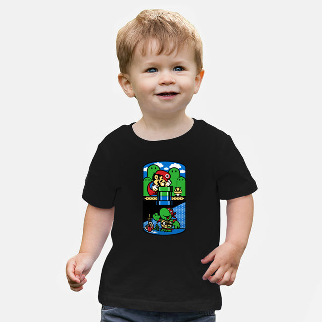 Help a Brother Out-baby basic tee-harebrained
