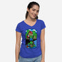 Help a Brother Out-womens v-neck tee-harebrained
