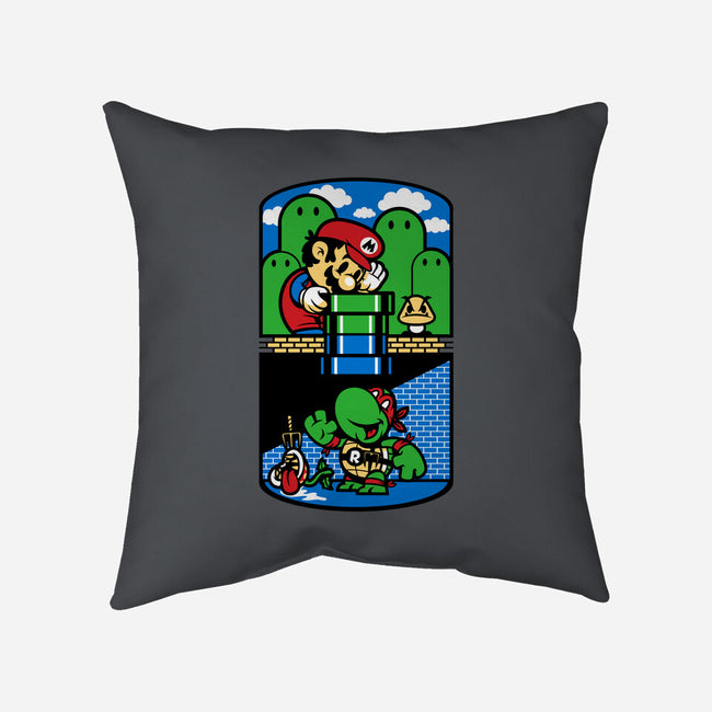 Help a Brother Out-none removable cover w insert throw pillow-harebrained