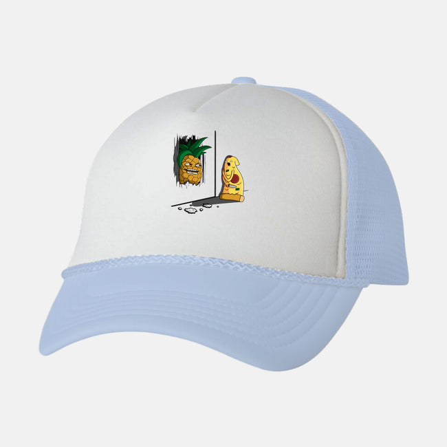 Here's Pineapple!-unisex trucker hat-Raffiti
