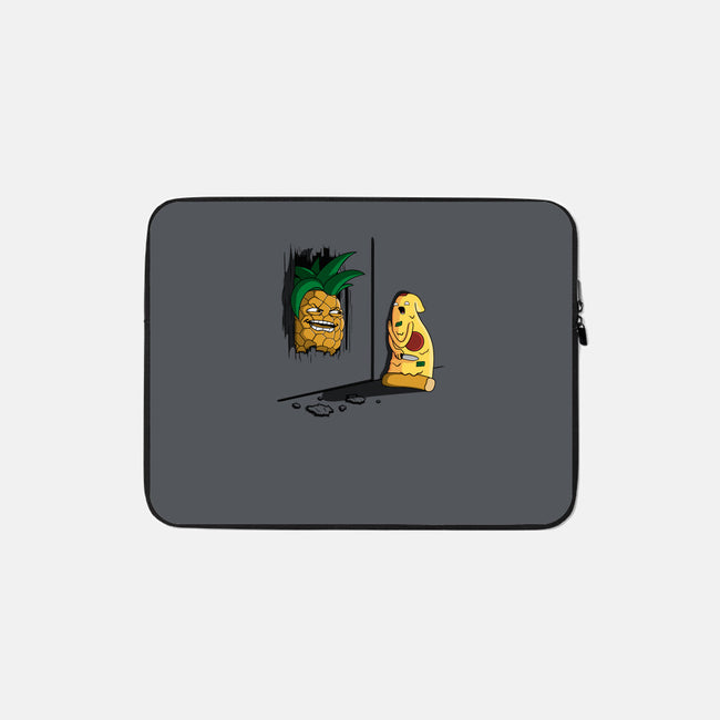 Here's Pineapple!-none zippered laptop sleeve-Raffiti