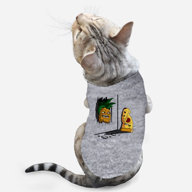 Here's Pineapple!-cat basic pet tank-Raffiti