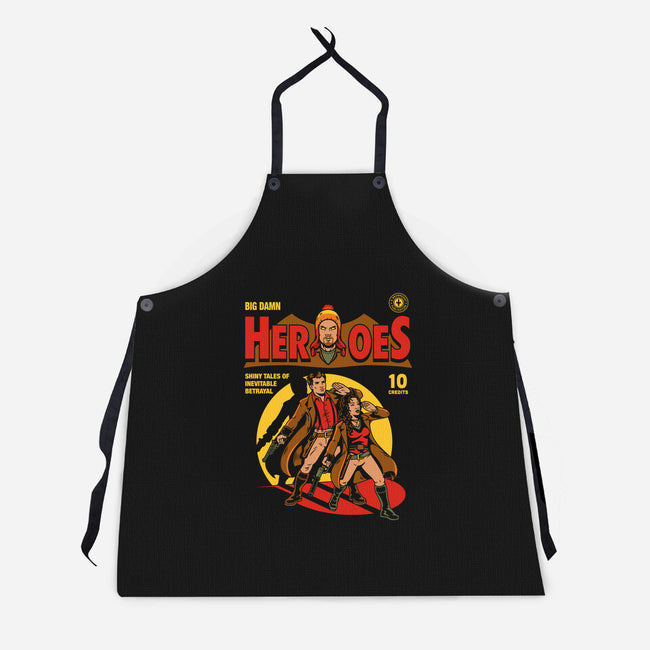 Heroes Comic-unisex kitchen apron-harebrained