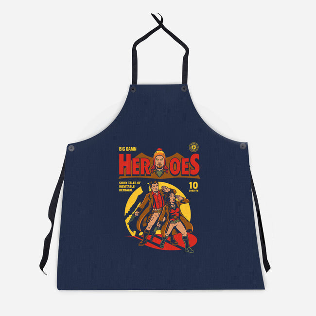 Heroes Comic-unisex kitchen apron-harebrained