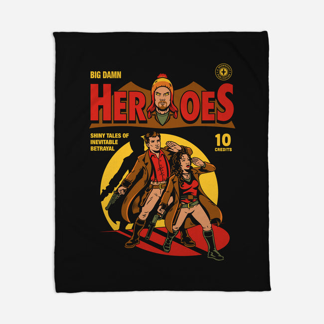 Heroes Comic-none fleece blanket-harebrained