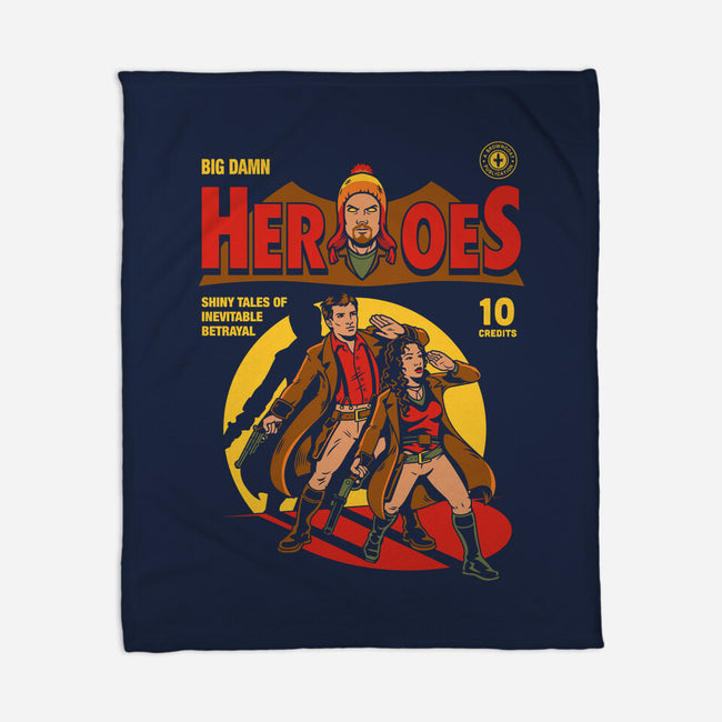 Heroes Comic-none fleece blanket-harebrained