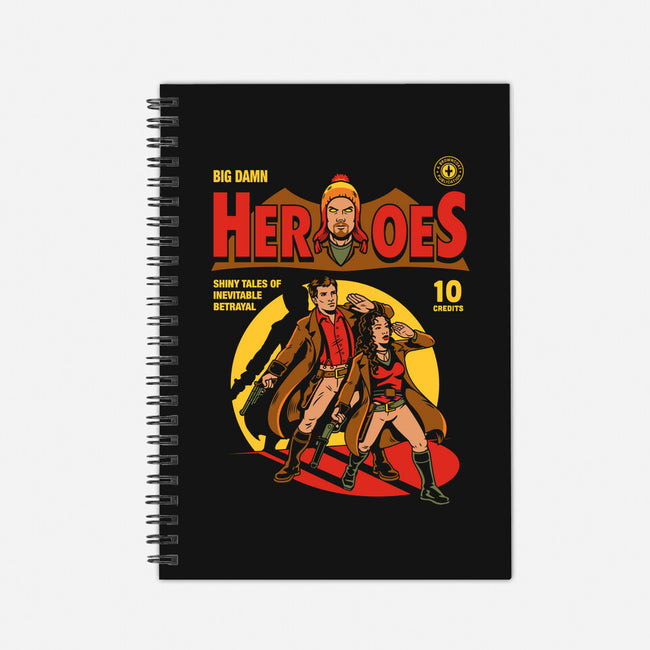 Heroes Comic-none dot grid notebook-harebrained
